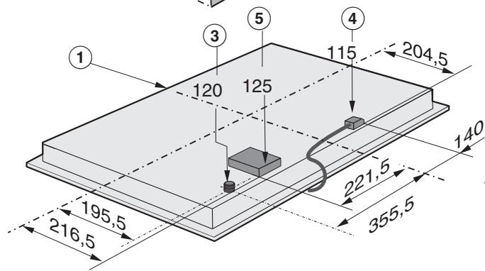 MIELE KM 2256 G INOX - Dimensions des apparils et cotes d'encastrement - 2