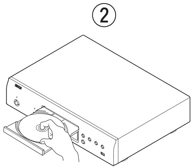 DENON DBT3313UD - Insertion du disque et démarrage de la lecture - 2