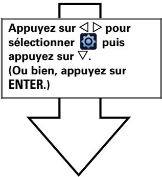 DENON DBT3313UD - Écran de sélection du menu (menu principal) - 2