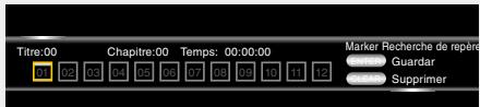 DENON DBT3313UD - Mémorisation des points que vous souhaitez relire (Repère) - 2