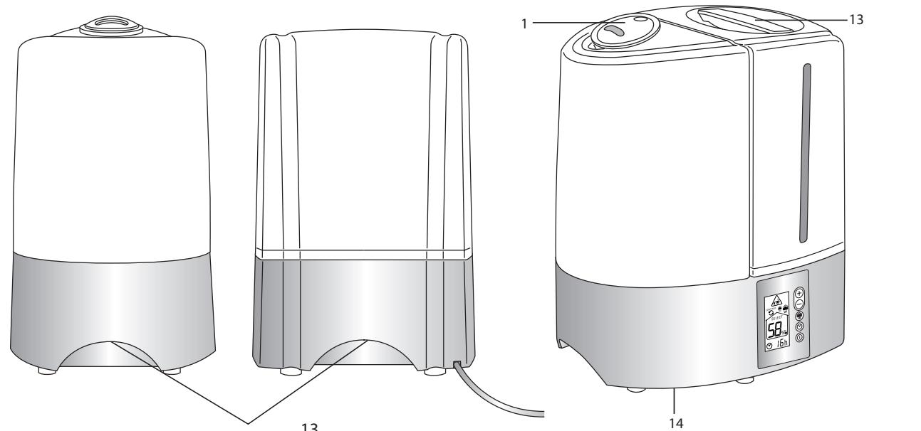 CALOR HU 5010 - Principé de fonctionnement - 1