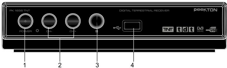 PEEKTON PK 1656 TNT - Panneau avant - 1