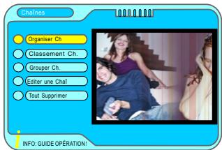 PEEKTON PK 1656 TNT - Organiser les chaines - 1