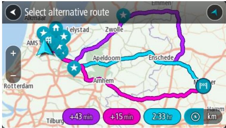 TOMTOM GO Classic 5 2eGen - Rechner un parcours alternatif - 1