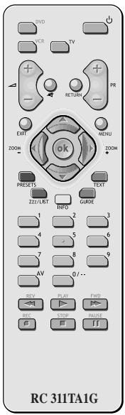 BRANDT 70170 - Les télécommandes RC 111TA1G et RC 311TA1G - 1