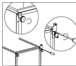 DARRY WINIAREFRIGERATEUR-CONGELATEURWRD-H270WB - Inversion du sens d'ouverture des portes - 7