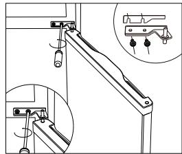 DARRY WINIAREFRIGERATEUR-CONGELATEURWRD-H270WB - Inversion du sens d'ouverture des portes - 5
