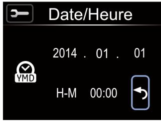 RICOH WG-M1 - Réglez la langue, la date et l'heure après la première mise sous tension - 1