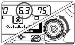 CANON EOS 208 - Réglez la vitesse d'obturation souhaitée. - 1
