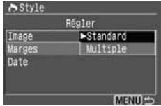 CANON EOS 208 - Réglez les options souhaitées. - 1