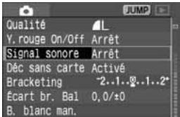 CANON EOS 208 - Sélectionné le paramètre. - 1