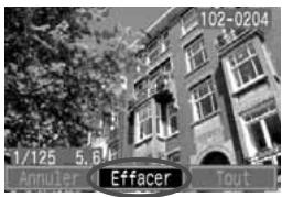 CANON EOS 208 - Affichez le menu d'effacement. - 1