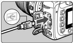 CANON EOS 208 - Connectez l'appareil photo à l'imprimante. - 1