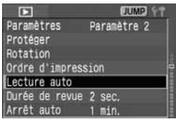 CANON EOS 208 - MENULecture automatique des images (Lecture automatique) - 1