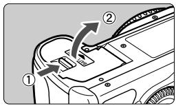 CANON EOS 208 - Mise en place de la batterie - 1