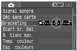 CANON EOS 208 - Annulation du bracketing auto - 1