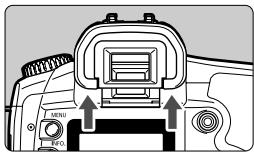 CANON EOS 208 - Utilisation du volet d'oculaire - 1