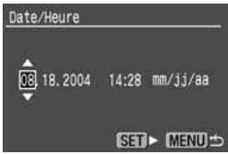 CANON EOS 208 - Sélectionnez [Date/Heure]. - 1