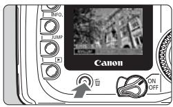 CANON EOS 208 - Sélectionnéz l'image à effacer. - 1