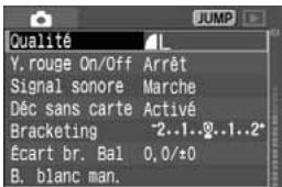 CANON EOS 208 - Procedure de réglage des menus - 1