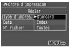 CANON EOS 208 - Reglez les options souhaitees. - 1