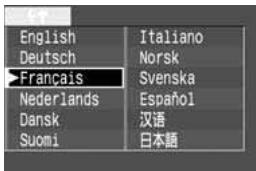 CANON EOS 208 - Sélectionnez [Langue]. - 1