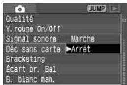 CANON EOS 208 - Sélectionnez [Signal sonore]. - 1