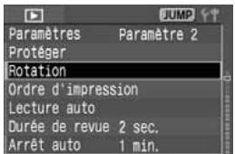 CANON EOS 208 - MENURotationd'une image - 1