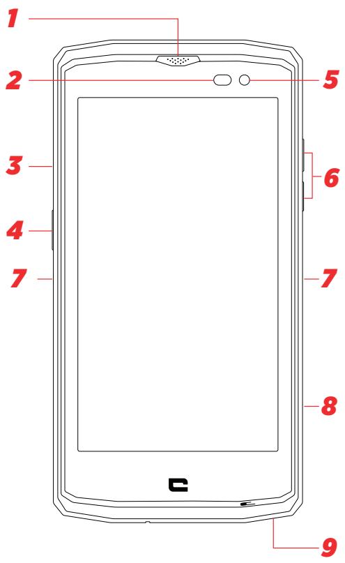 CROSSCALL Core-X3S - Scheme technique - 1