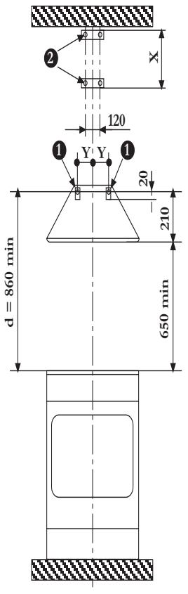 ARTHUR MARTIN AFC 6001 N - Positionnement et fixation des étriers - 1