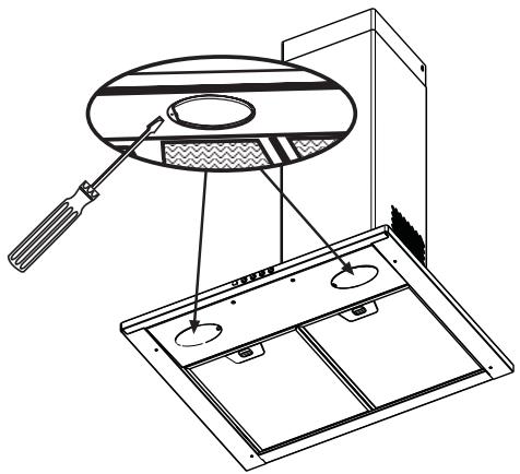 ARTHUR MARTIN AFC 6001 N - Pour remplacer une ampoule d'éclairage (fig. 7) - 1