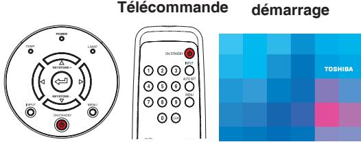 TOSHIBA TDP-S8 - Appuyez sur la touche ON/ STANDBY. - 1