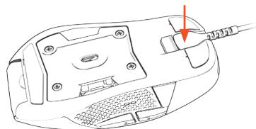 STEELSERIES RIVAL710 - REMOVING CABLE - 6