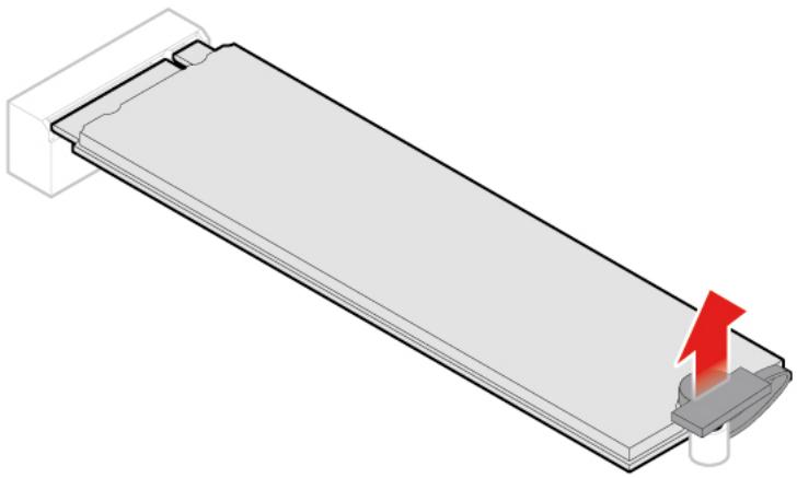 LENOVO M625Q - Remplacement de l'unité de stockage M.2 - 1