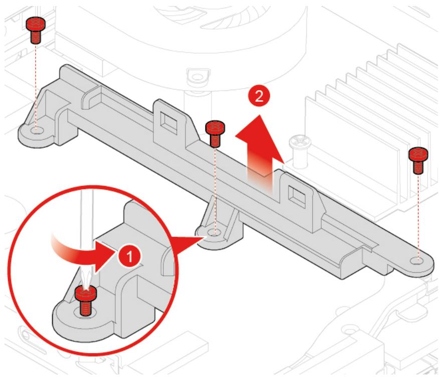 LENOVO M625Q - Remplacement du système de retenue de l'antenne pour les modèles 10TF, 10TG, 10TH, 10TJ et 10TK - 1