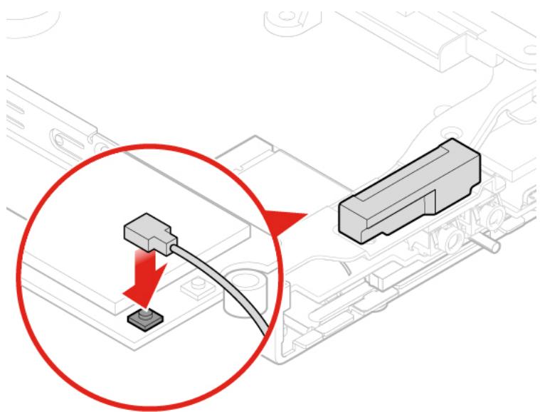 LENOVO M625Q - Remplacement de l'antenne Wi-Fi avant - 4