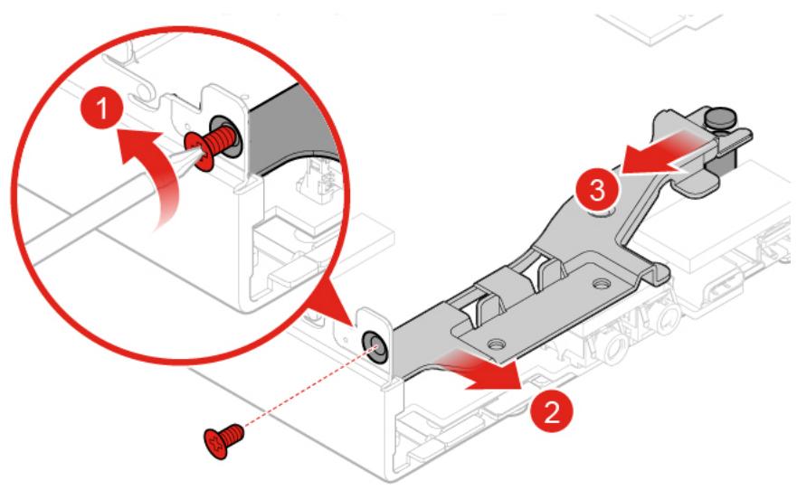 LENOVO M625Q - Remplacement du système de retenue de l'antenne pour les modèles 10TL, 10UY, 10V0, 10V1 et 10V2 - 1