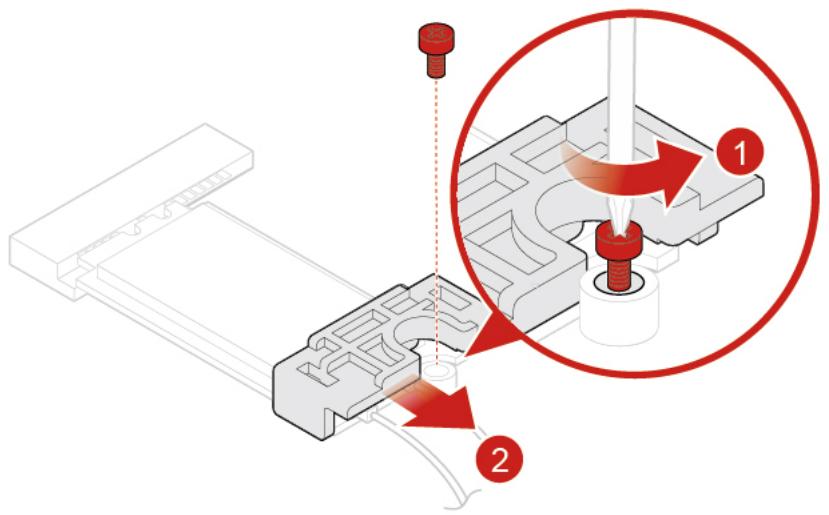 LENOVO M625Q - Remplacement de la carte Wi-Fi - 7