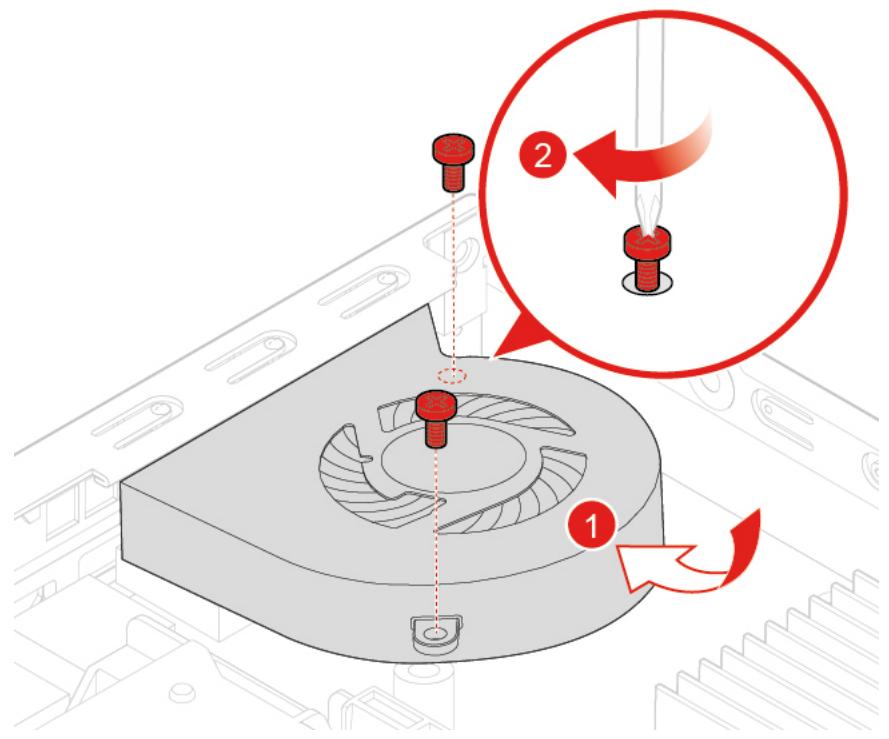 LENOVO M625Q - Remplacement du ventilateur système des modèles 10TF, 10TG, 10TH, 10TJ et 10TK - 2