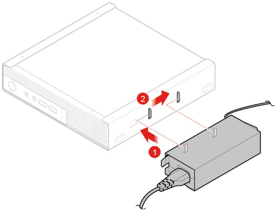 LENOVO M625Q - Remplacement du système de retenue du boitier d'alimentation - 2