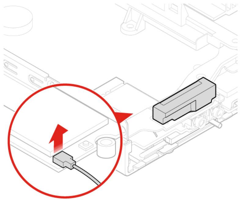 LENOVO M625Q - Remplacement de l'antenne Wi-Fi avant - 1