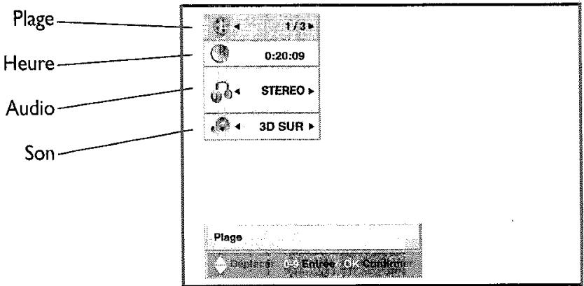 THOMSON DTH6300F - Menu Info en modeVCD - 1