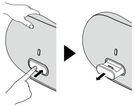 DENON DSDS5SOOWTE2 - Comment éjecter/rentrer le dock - 1