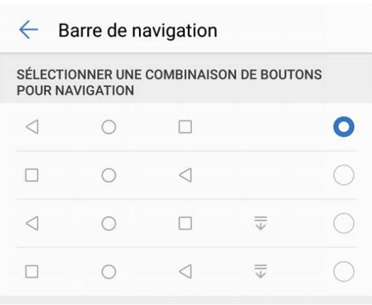 HONOR GSMVENDUSEULPACK20LITEAM61 - Configurer la disposition de votre barre de navigation - 1