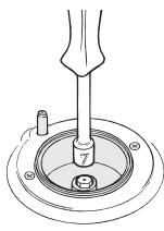 AIRLUX AX96CEIX - RéGLAGE DU MINIMUM SUR LE BRULEUR FOUR ET BRULEUR GRILL (fig. 22 page 14) - 1