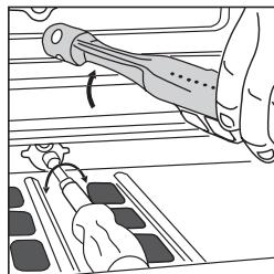 AIRLUX AX96CEIX - RéGLAGE DU MINIMUM SUR LE BRULEUR FOUR ET BRULEUR GRILL (fig. 22 page 14) - 6