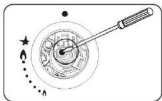DARTY DaRryROSIERESCUISINETTETR631NOX/1 - CAZUL 2: reglarea surubului invizibil (consultati figura 3B) - 1
