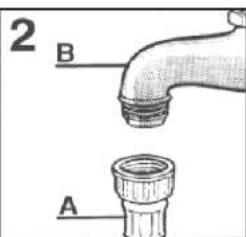DARTY DaRryROSIERESCUISINETTETR631NOX/1 - CONEXIUNELA LA APÄ: - 2