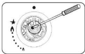 DARTY DaRryROSIERESCUISINETTETR631NOX/1 - CASO 2: vite di regolazione non visible (v. Figura 3B) - 1