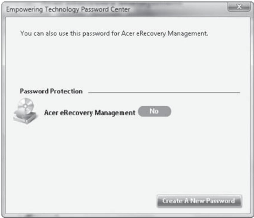 ACER ASP 5735Z-343G25MN - Pour définitir le mot de passer Empowering Technology : - 1